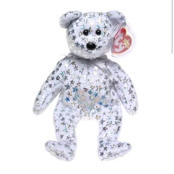 Ty THE BEGINNING Beanie Baby Bear - Picture 1 of 1